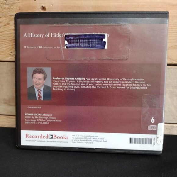 The Great Courses - A History of Hitler's Empire 2nd Edition 6 CDs - Picture 2 of 2